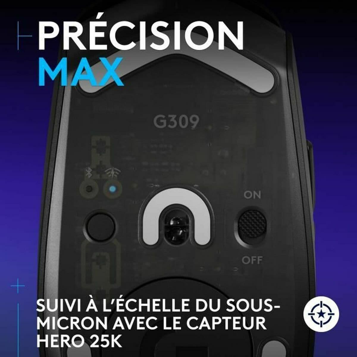 Mus Logitech G309 LIGHTSPEED Svart 25600 dpi — thumbnail 21