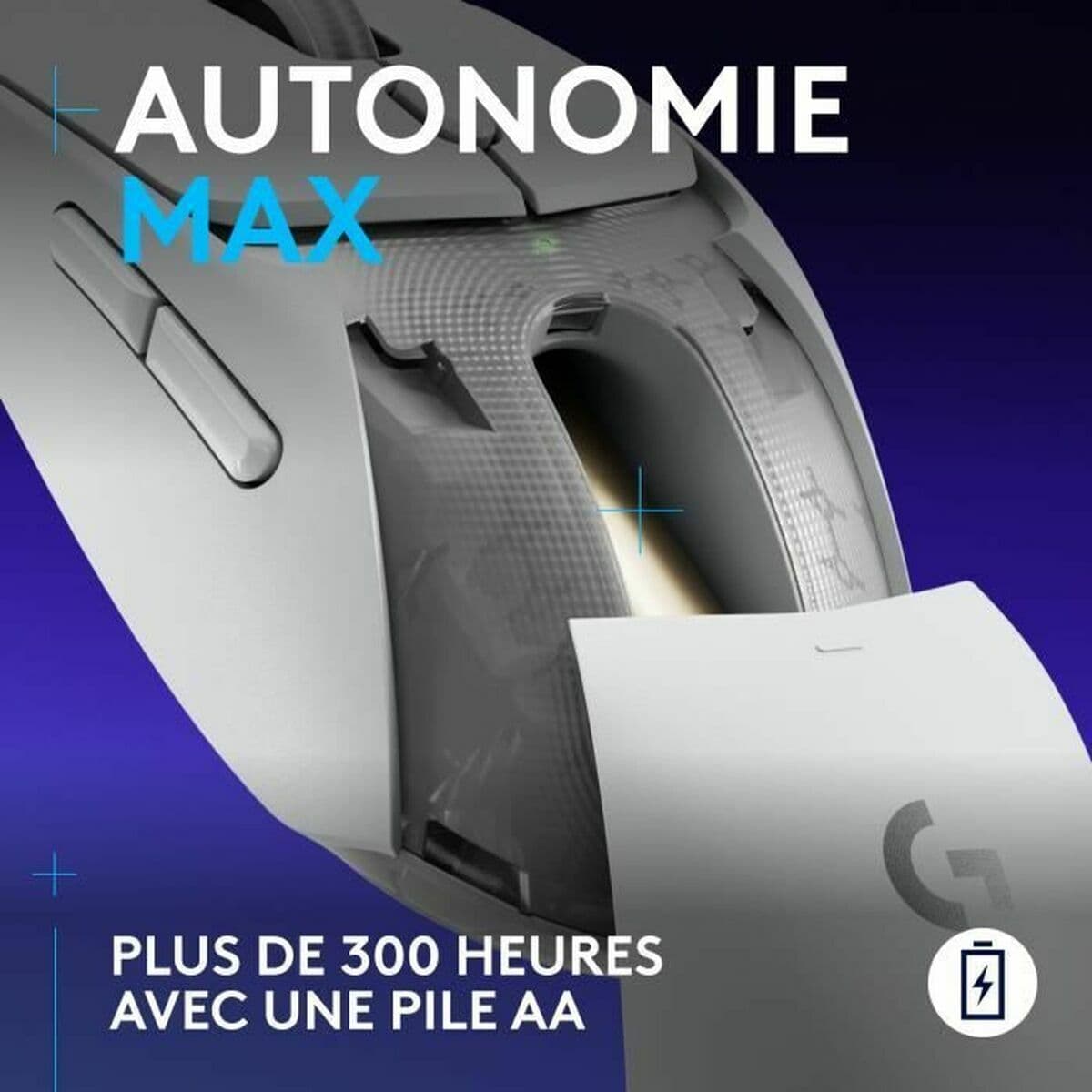 Mus Logitech 910-007208 Vit — thumbnail 2