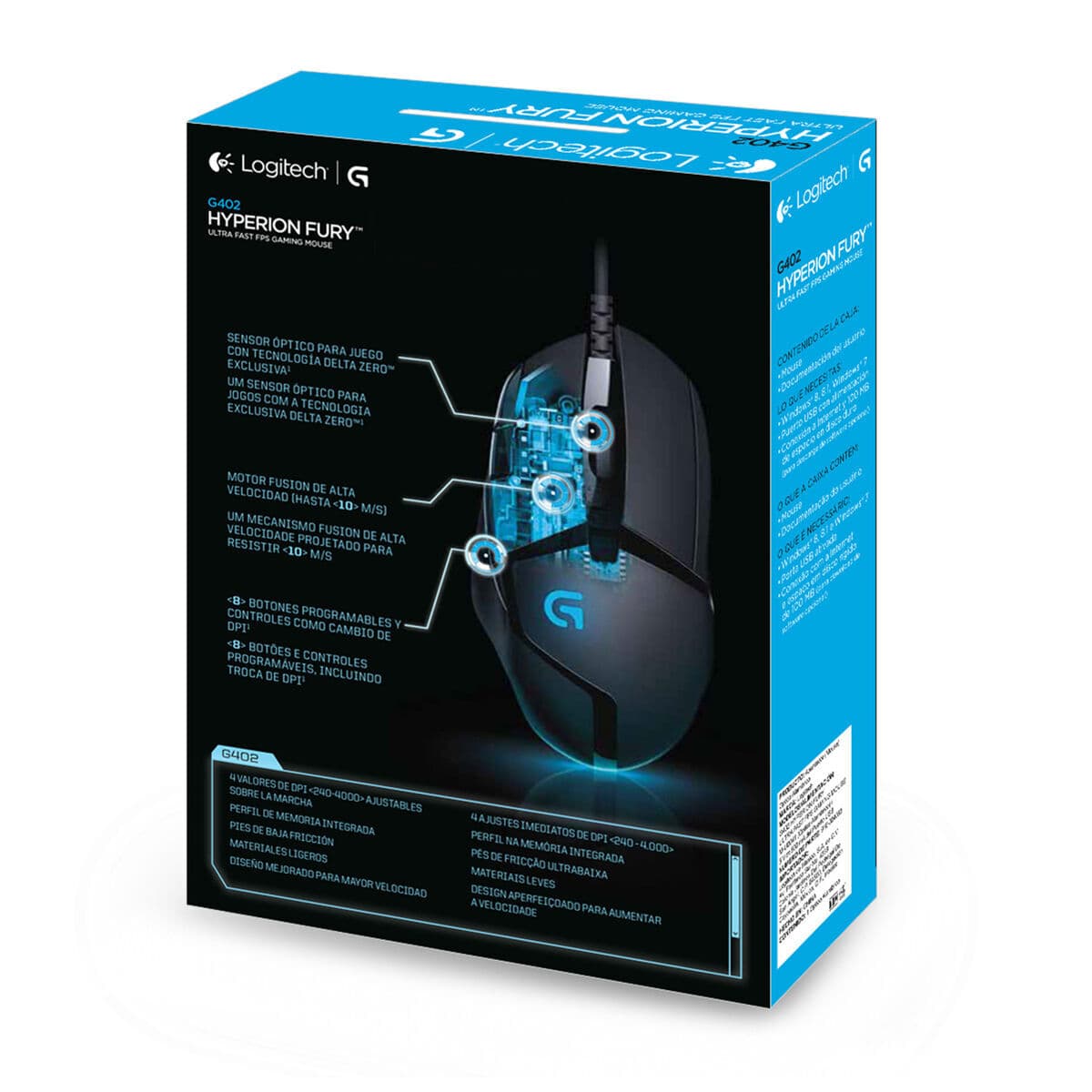 Gaming Mus Logitech 910-004068 Svart 4000 dpi — thumbnail 32