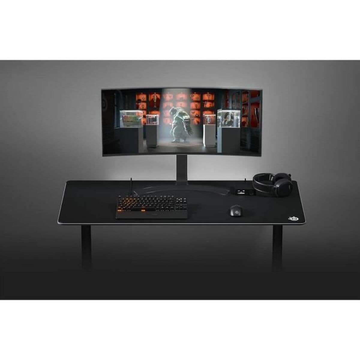 Musmatta Gaming SteelSeries Steelseries QcK 3XL Svart 122 x 59 cm — thumbnail 11
