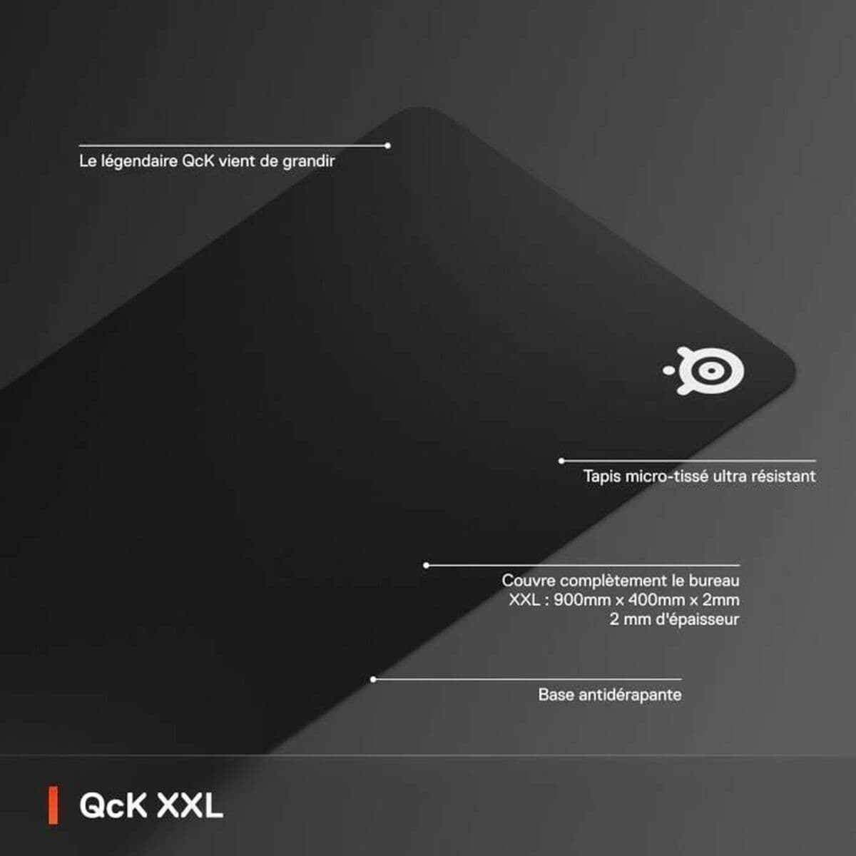 Musmatta SteelSeries SteelSeries QcK XXL Svart 90 x 40 cm — thumbnail 16