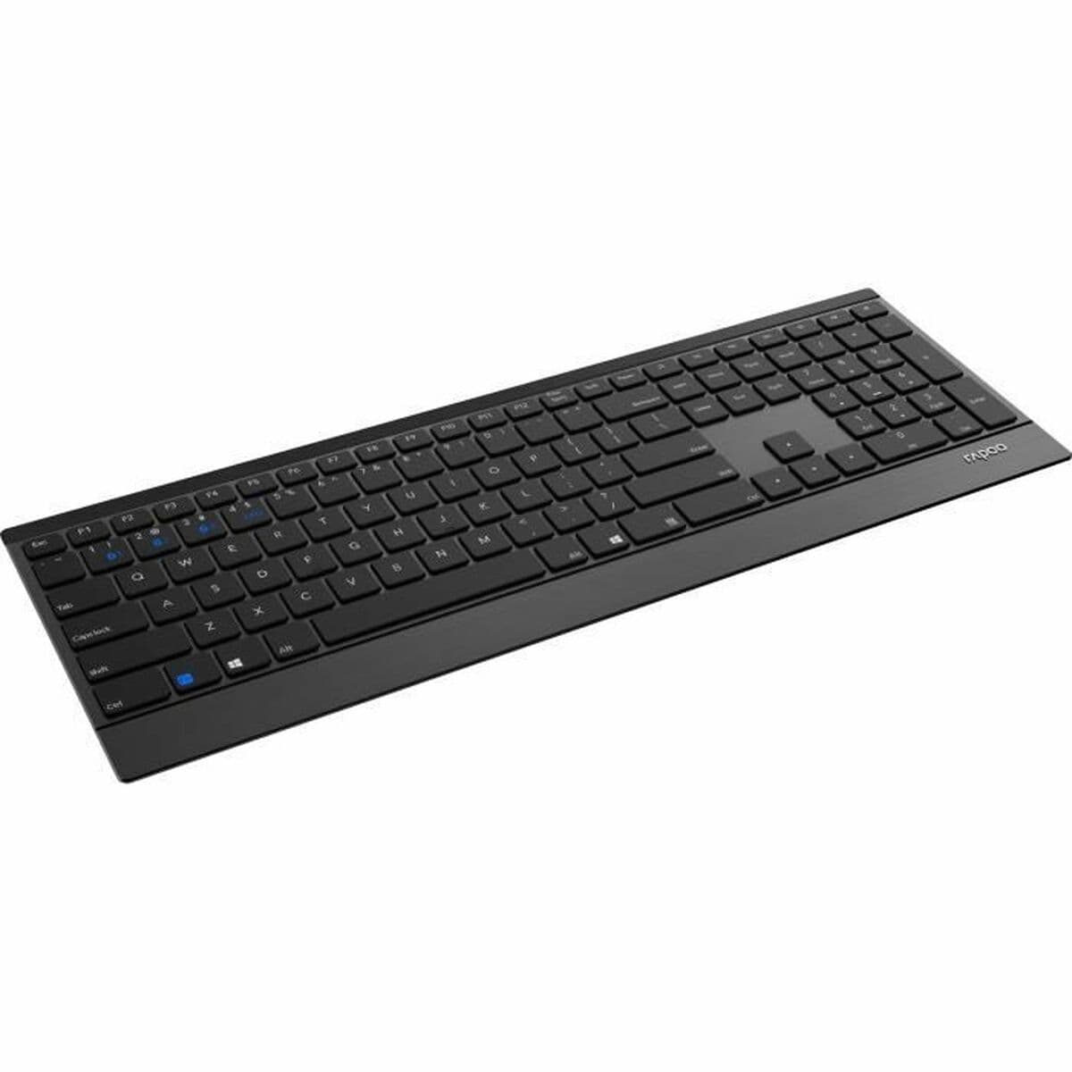 Tangentbord Rapoo E9500M Svart AZERTY — thumbnail 6