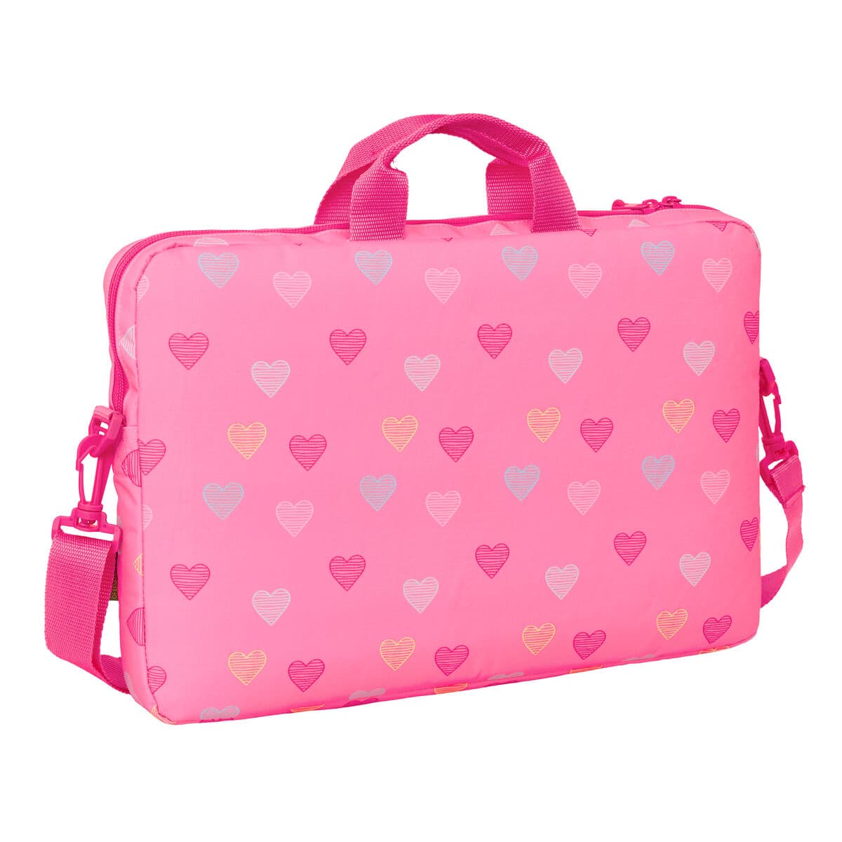 Laptopväska Benetton Heart Rosa 40 x 27 x 4 cm — thumbnail 3