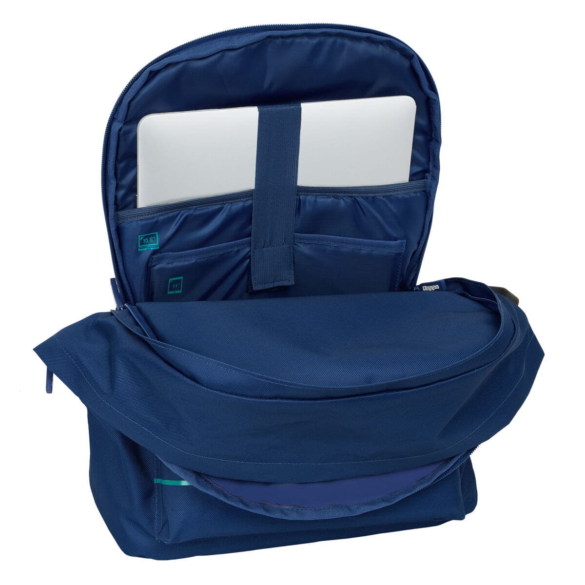 Laptopryggsäck Kappa +usb kappa Marinblå 15,6" — thumbnail 4