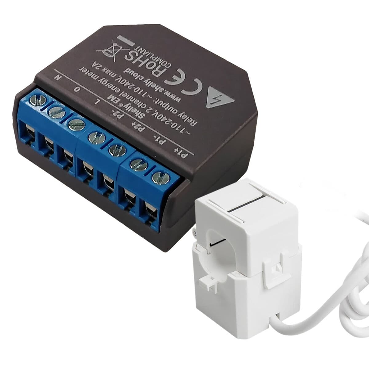 Wi-Fi strömbrytarmodul Shelly SHELLY EM + 50A CLAMP — thumbnail 5
