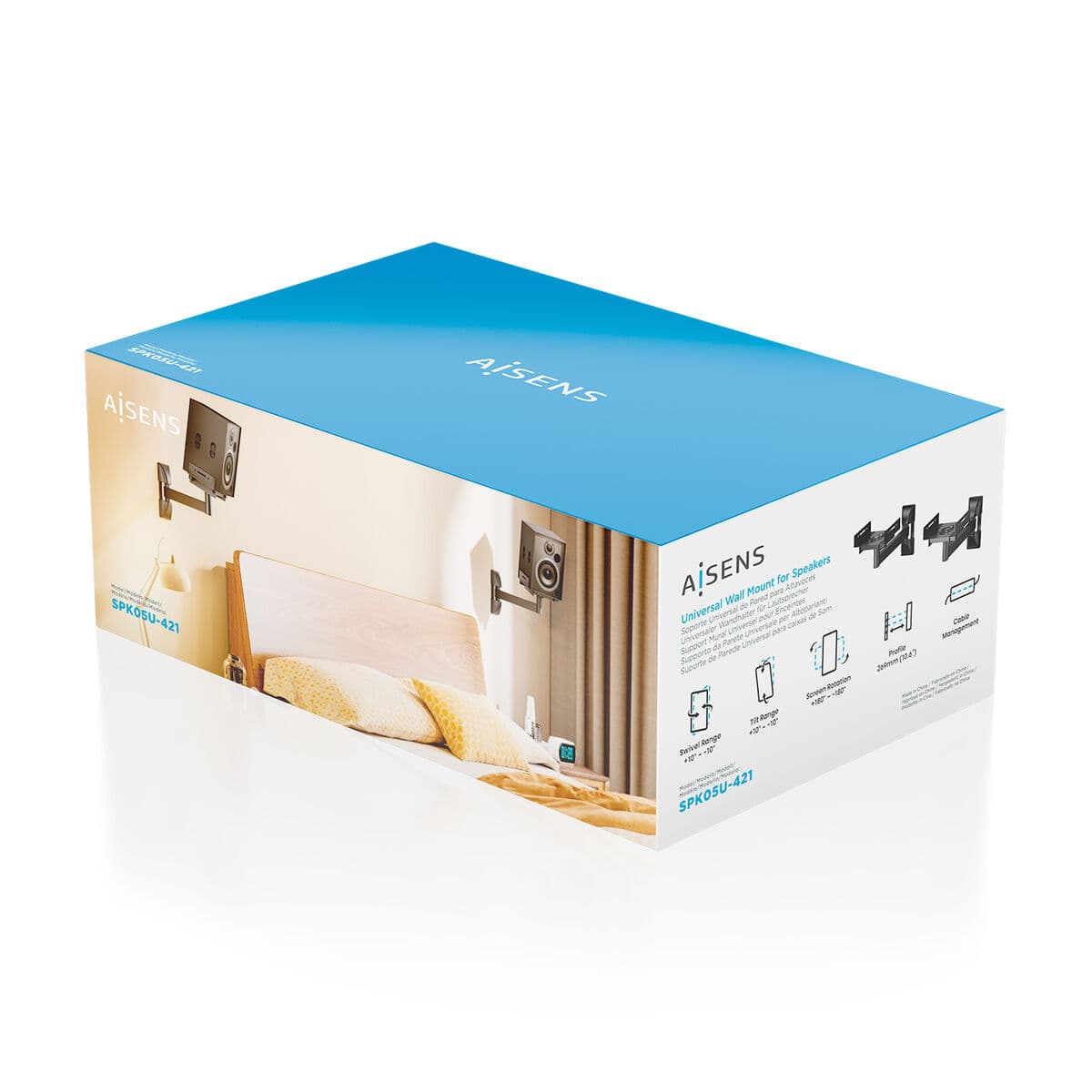 Kabel HDMI Aisens SPK05U-421 Svart — thumbnail 2