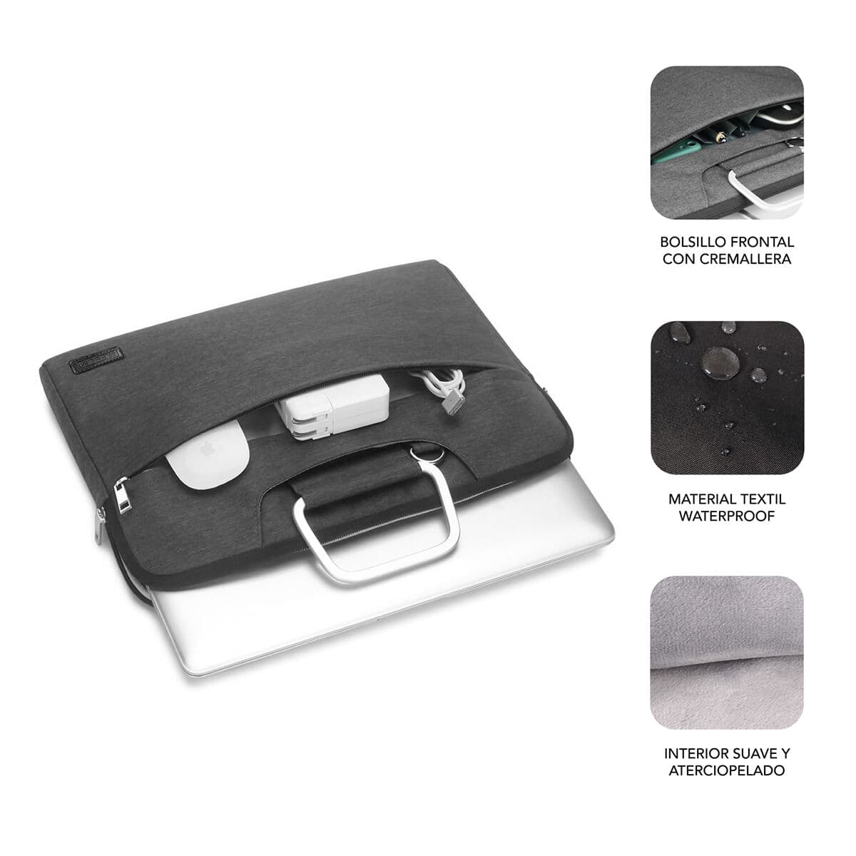 Laptopväska Subblim SUB-LS-1BS0101 Grå — thumbnail 15