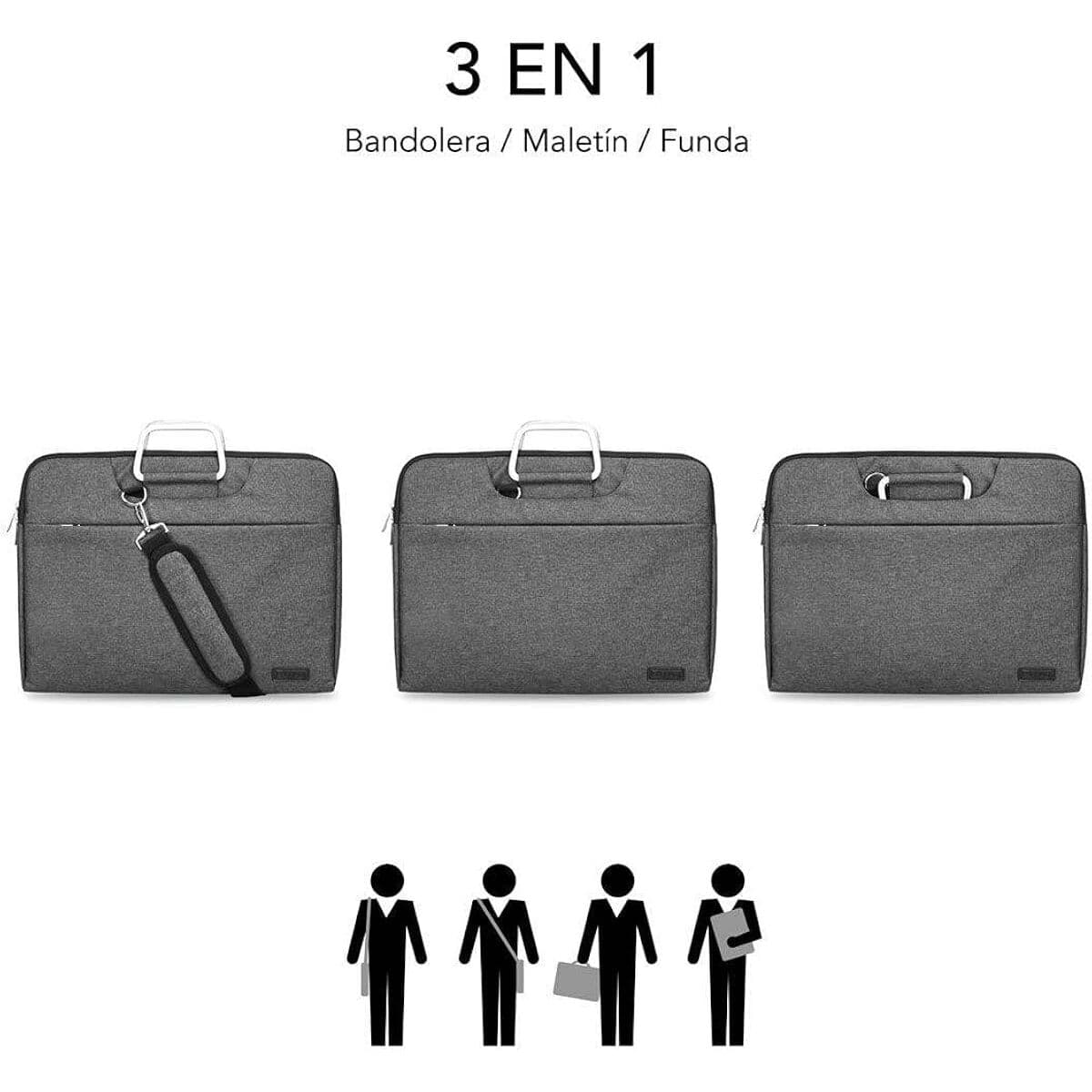 Laptopväska Subblim SUB-LS-1BS0101 Grå — thumbnail 8