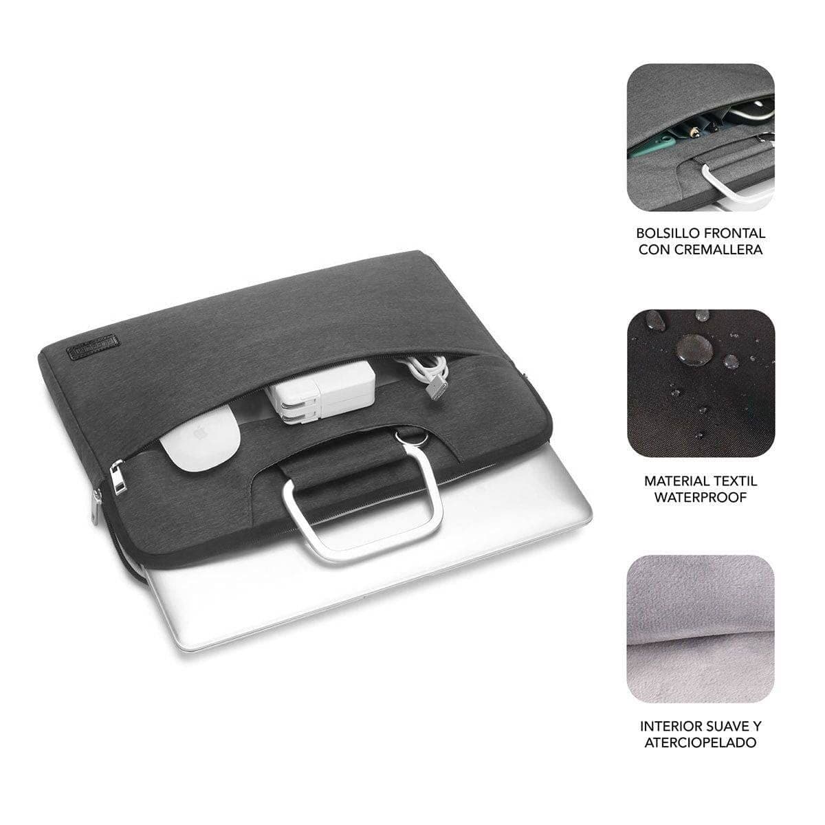 Laptopväska Subblim SUB-LS-1BS0101 Grå — thumbnail 6