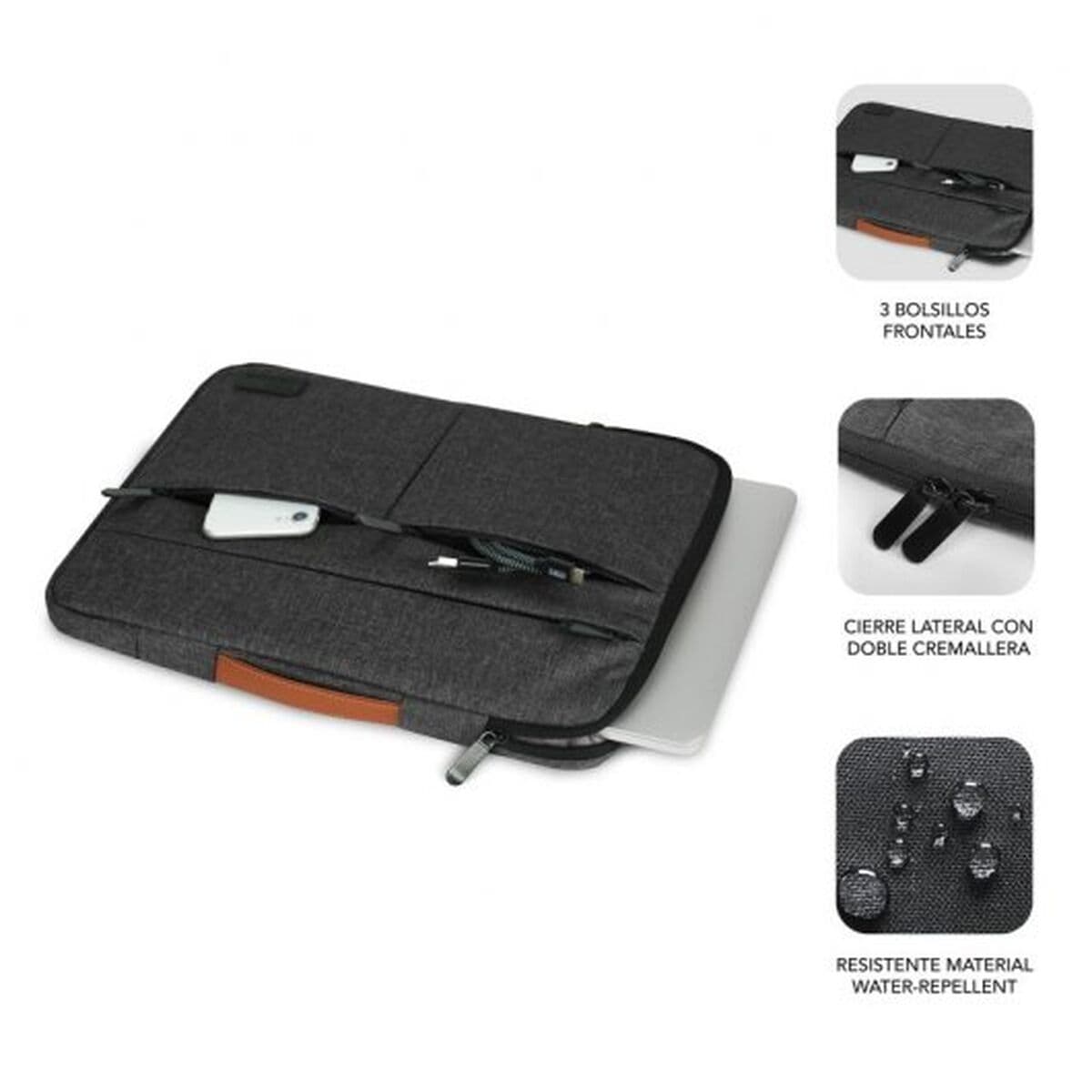 Laptopväska Subblim SUBLSAP36050 Grå — thumbnail 13