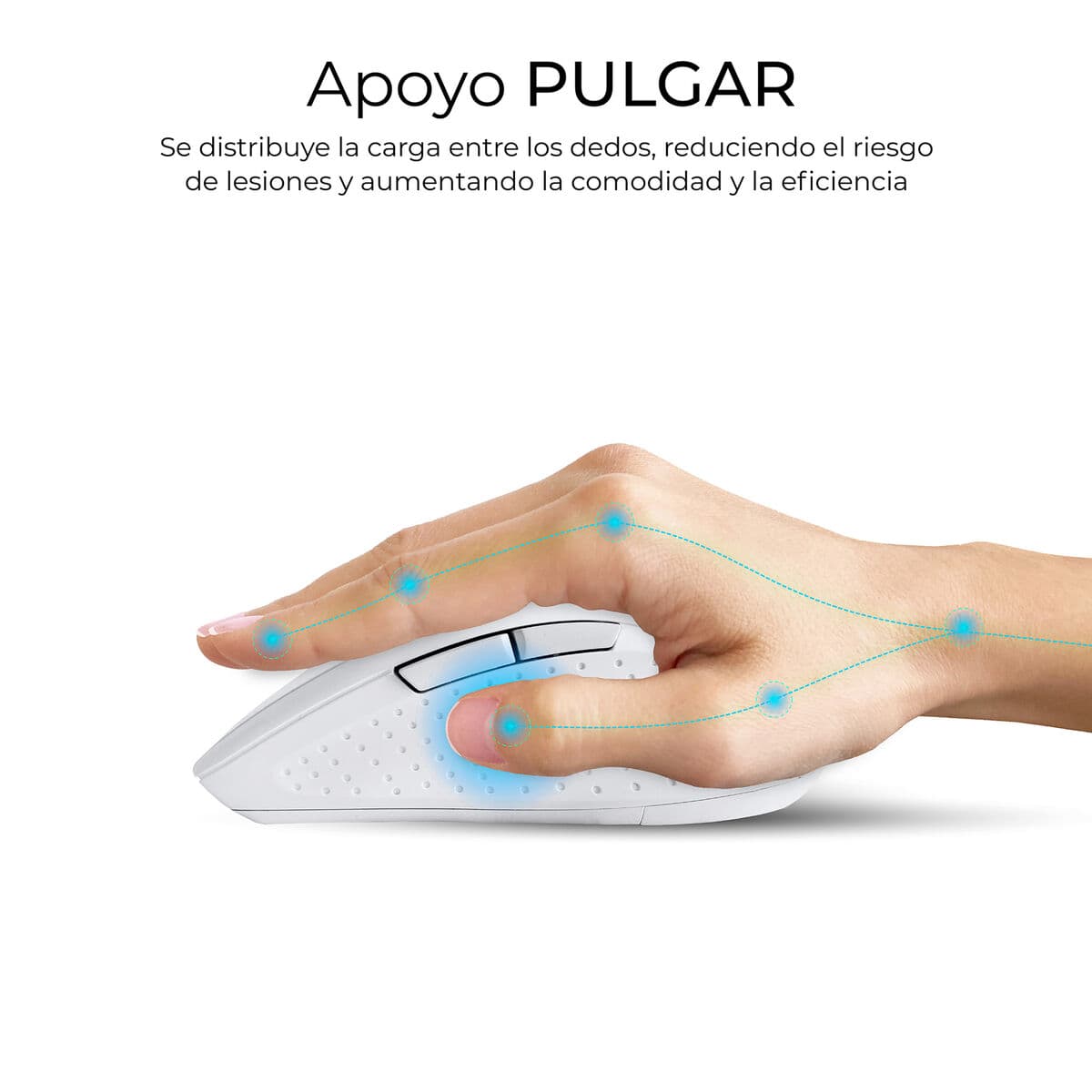 Tangentbord och Mus Subblim SUBKBC-DCOPW1 Vit spanska Qwerty Spanska QWERTY — thumbnail 7