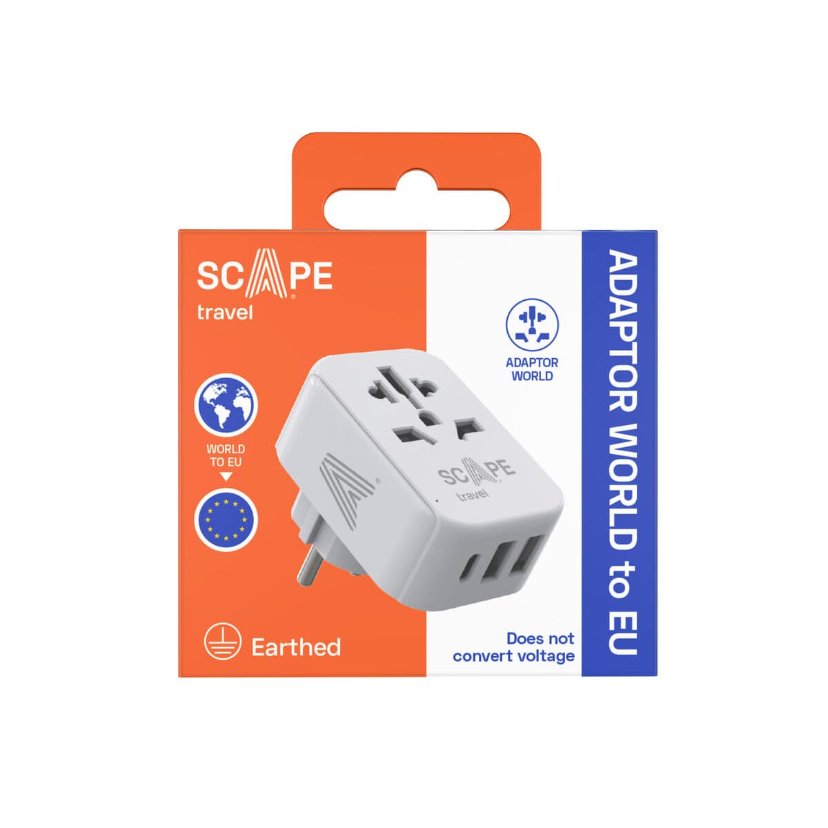 Plugg adapter Scape Travel 830C-DE Plast — thumbnail 5