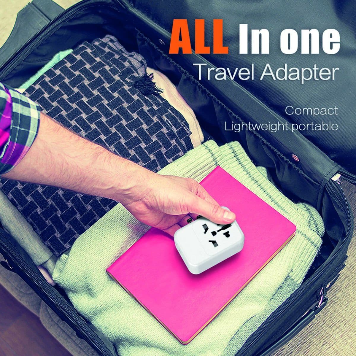 Plugg adapter Scape Travel 651UC Plast — thumbnail 8