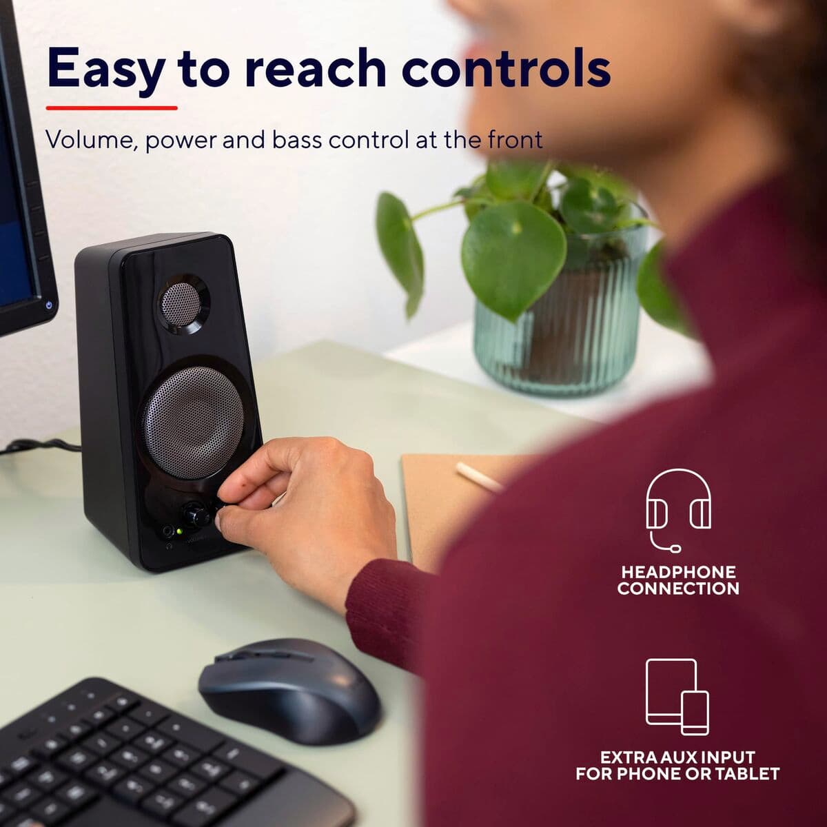 PC-högtalare Trust Tytan Svart 18 W 4 W 36 W — thumbnail 7