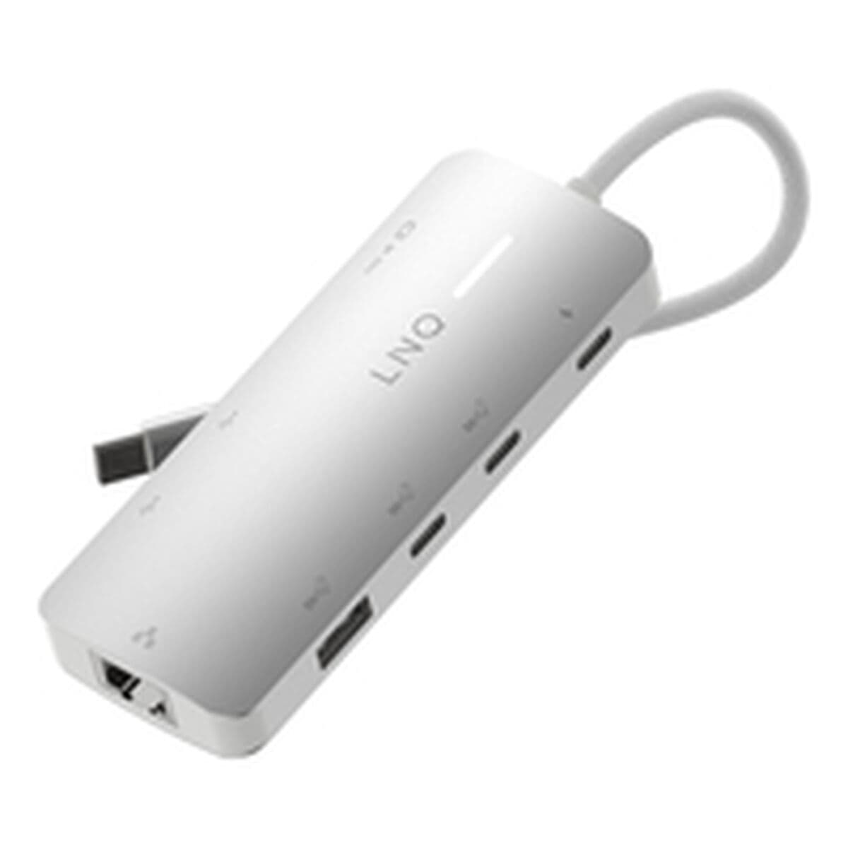 USB-HUB Linq Byelements LQ49081 Vit Grå — thumbnail 16