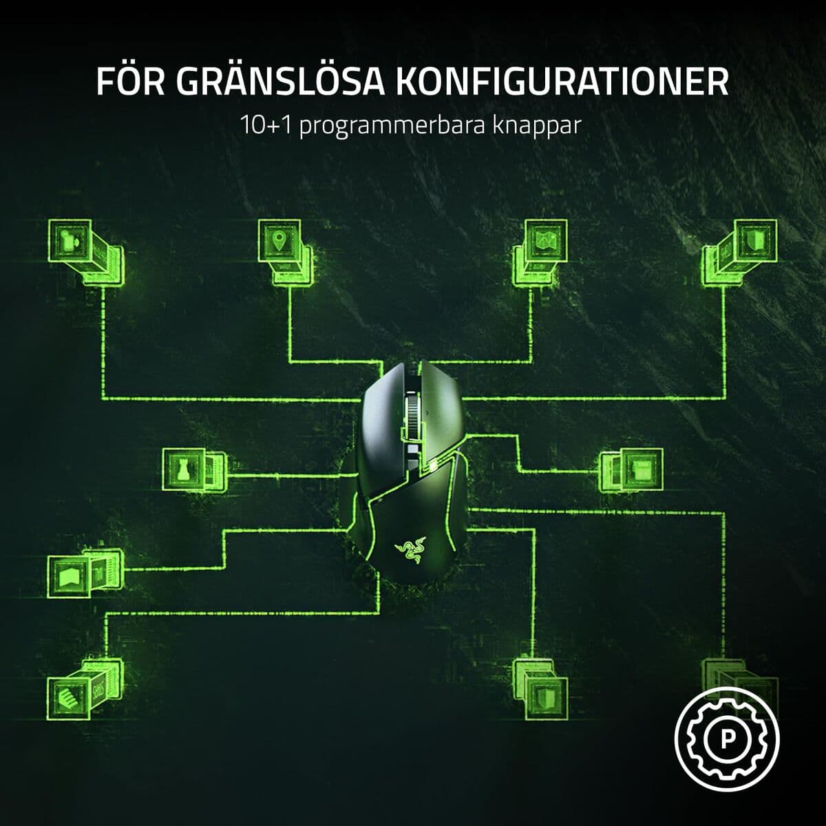 Mus Razer RZ01-04000100-R3M1 Svart 26000 DPI (1 antal) — thumbnail 26