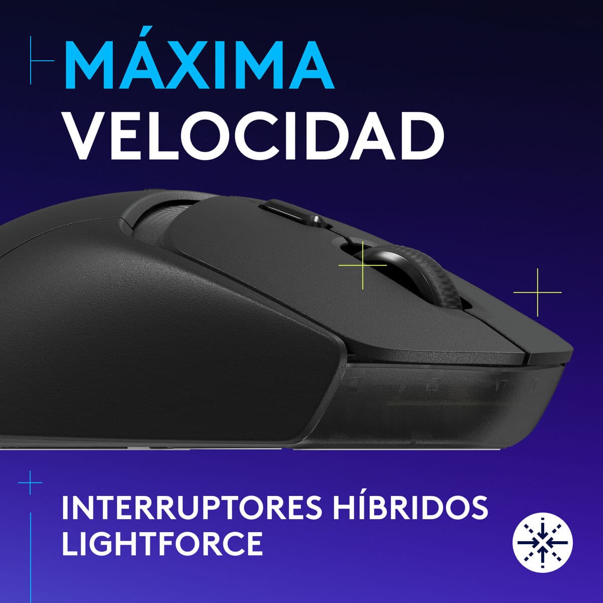 Mus Logitech G309 LIGHTSPEED Svart 25600 dpi — thumbnail 9