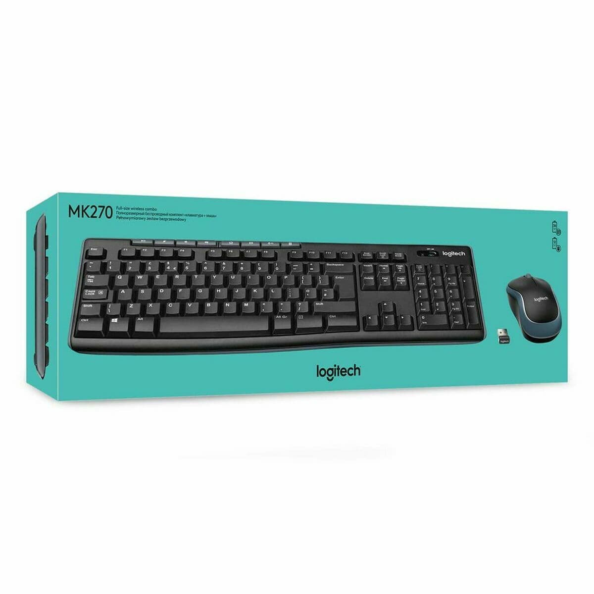 Tangentbord och Mus Logitech 920-003748 Svart Franska AZERTY — thumbnail 20