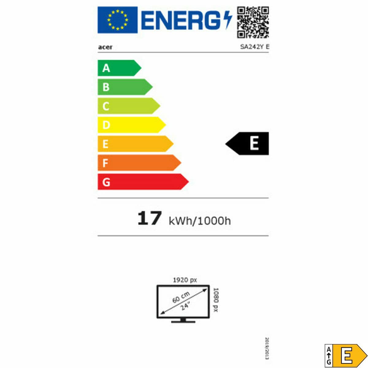 Monitor Acer UM.QS2EE.E09 Full HD 23,8" — thumbnail 13