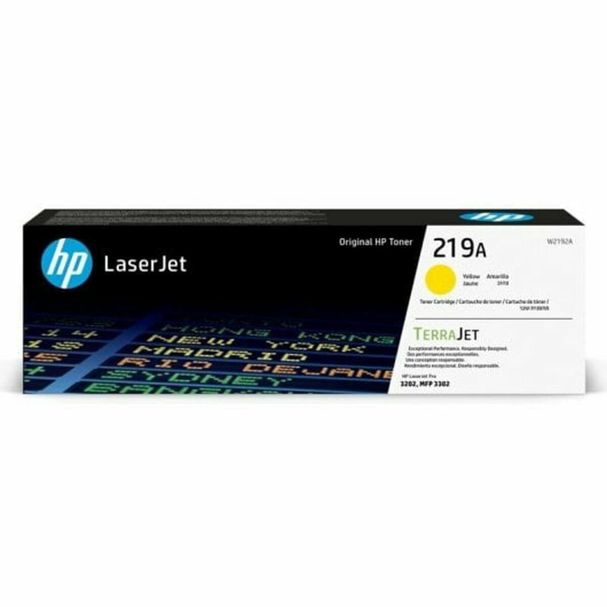 Toner HP W2192A Gul (1 antal)
