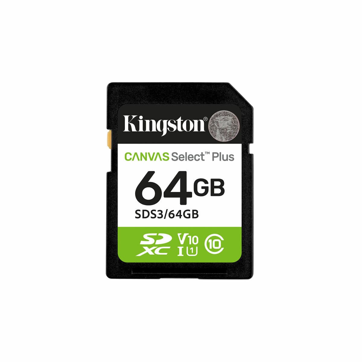 Micro-SD Minneskort med Adapter Kingston SDS3/64GB 64 GB