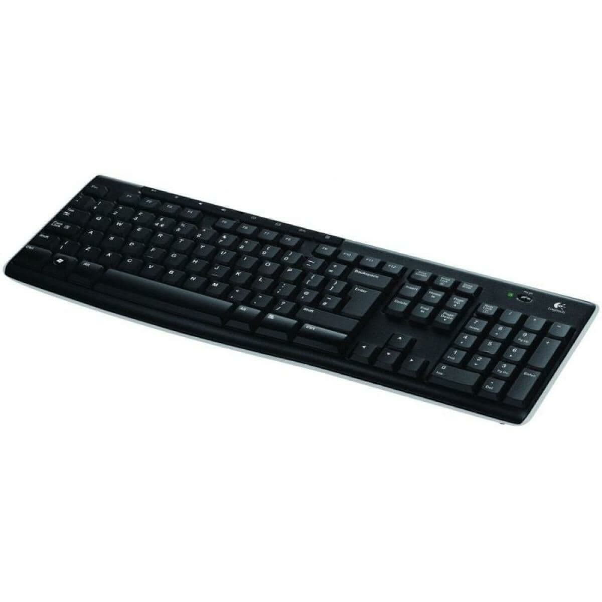 Trådlöst Tangentbord Logitech K270 Svart Qwerty Spanska 2.4 GHz