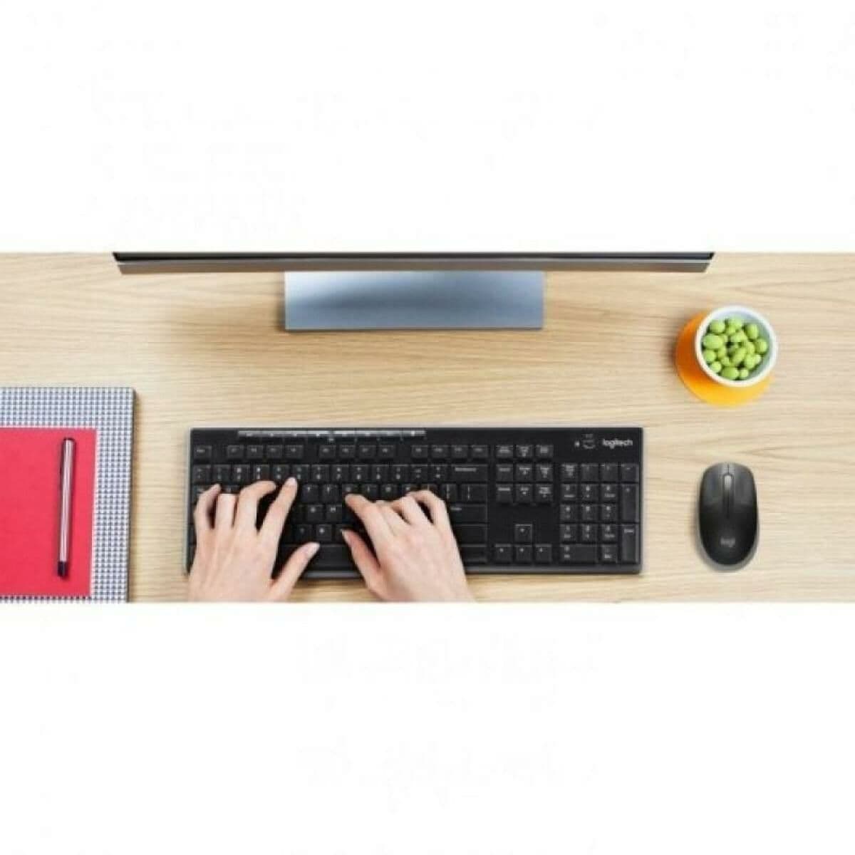 Trådlös optisk mus Logitech M190 Grå 1000 dpi