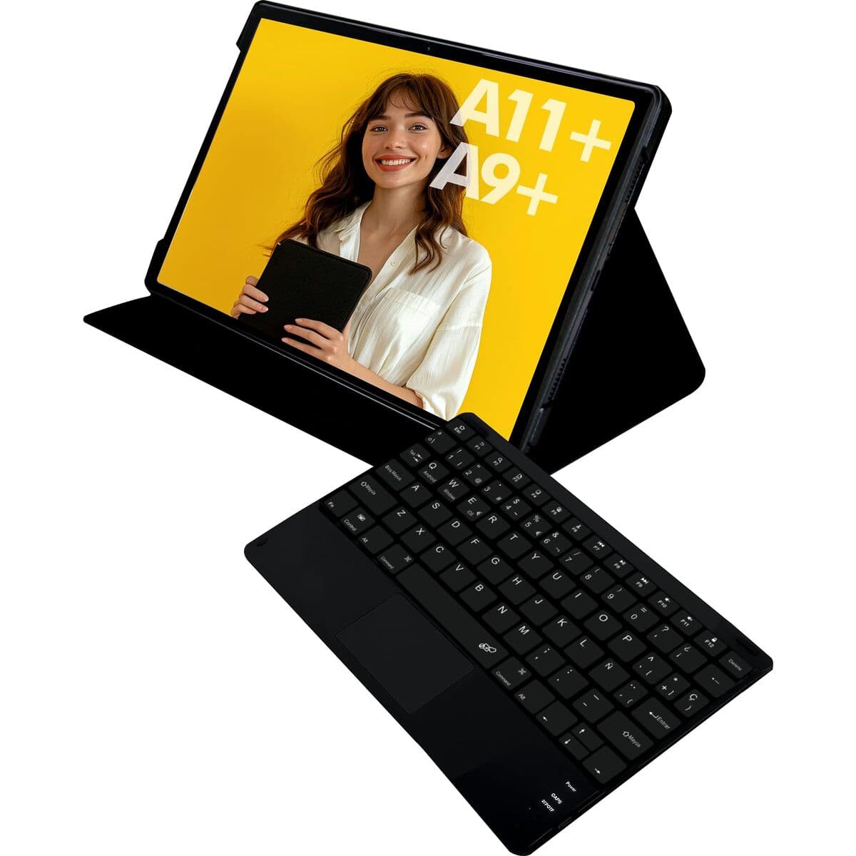 Fodral till Läsplatta Silver HT 11201174019 Svart