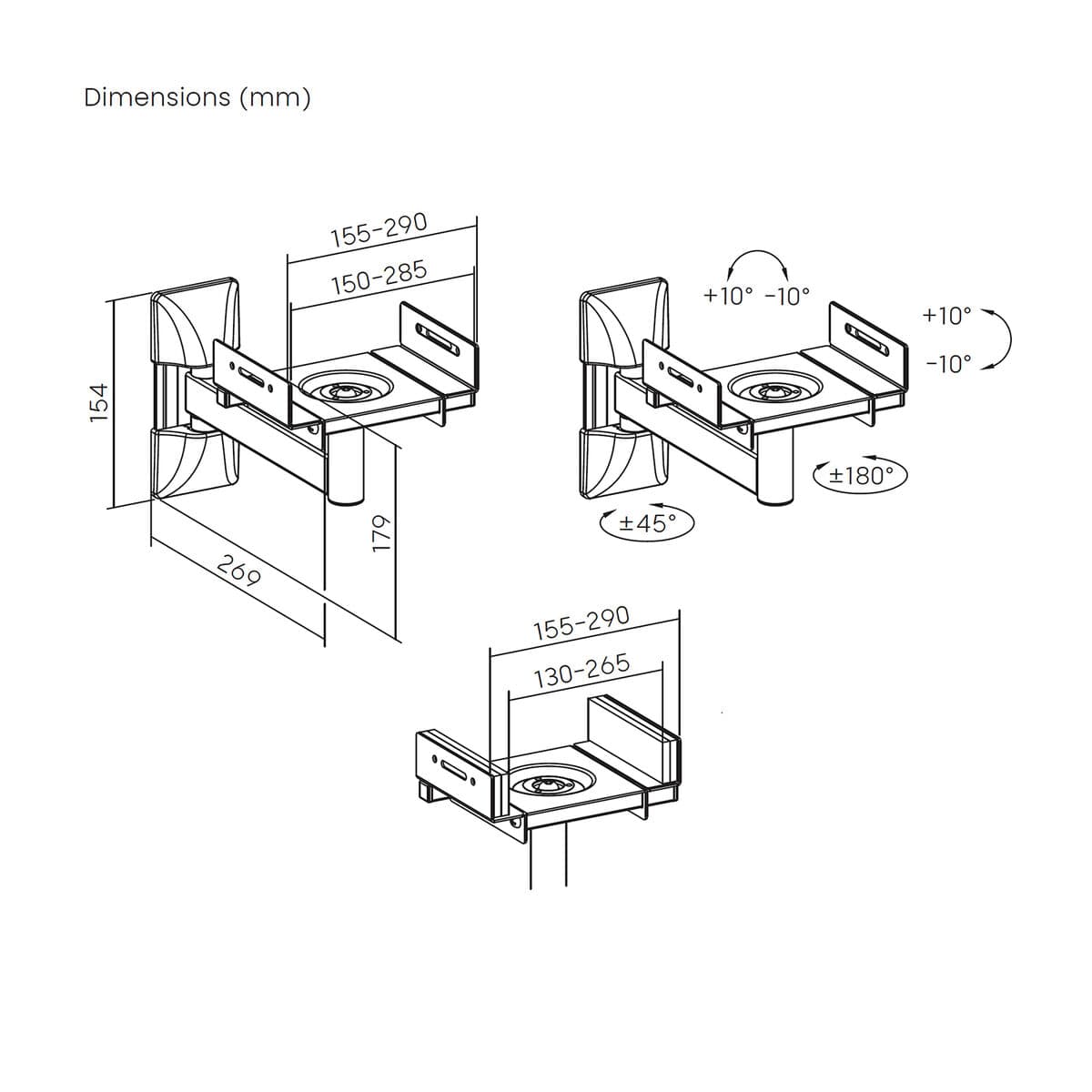 Kabel HDMI Aisens SPK05U-421 Svart